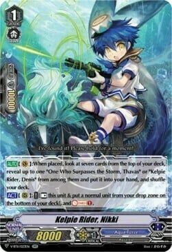 Kelpie Rider, Nikki [V Format] Card Front