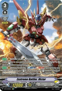 Exxtreme Battler, Victor [V Format] Card Front