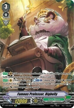Famous Professor, Bigbelly [V Format] Card Front