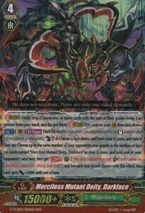 Merciless Mutant Deity, Darkface Card Front