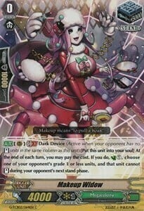 Makeup Widow Card Front