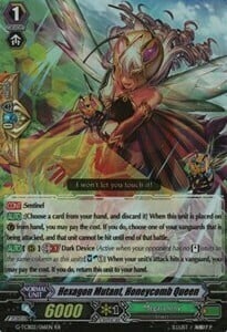 Hexagon Mutant, Honeycomb Queen Card Front