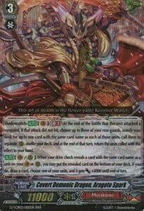 Covert Demonic Dragon, Aragoto Spark Card Front