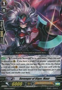 Revenger of Vigor, Maur Card Front
