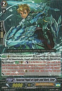 Favored Pupil of Light and Dark, Llew [G Format] Card Front