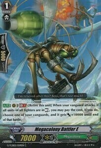 Megacolony Battler E Card Front