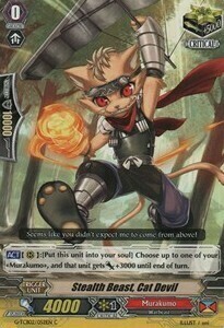 Stealth Beast, Cat Devil Card Front