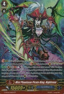 Mist Phantasm Pirate King, Nightrose Card Front