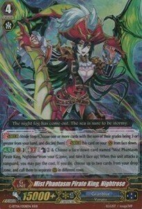 Mist Phantasm Pirate King, Nightrose Card Front