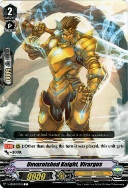 Unvarnished Knight, Virargus Card Front