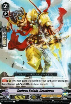 Zealous Knight, Gracianus Card Front