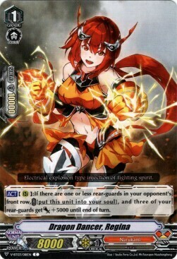 Dragon Dancer, Regina Card Front