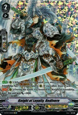 Knight of Loyalty, Bedivere Card Front