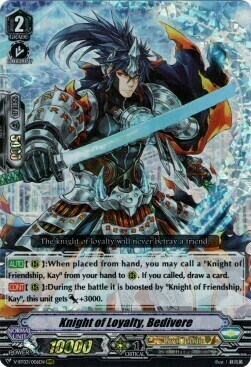 Knight of Loyalty, Bedivere [V Format] Card Front