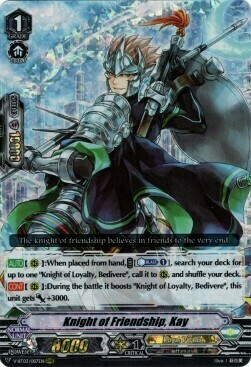 Knight of Friendship, Kay [V Format] Card Front