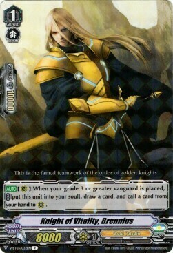 Knight of Vitality, Brennius [V Format] Card Front