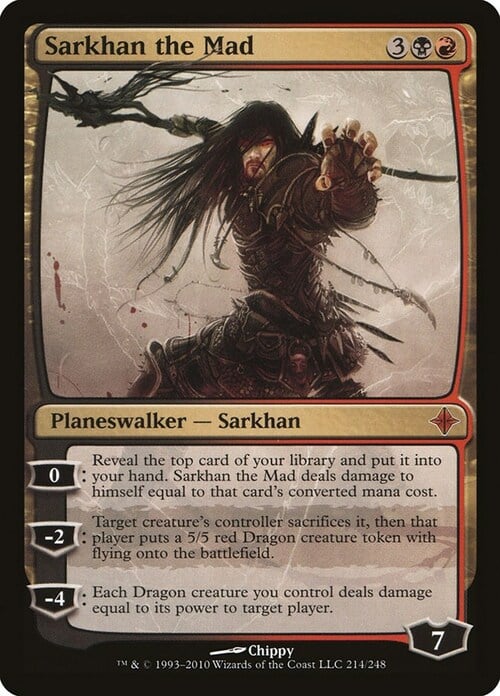 Sarkhan the Mad Card Front