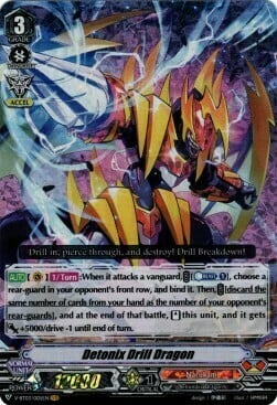Detonix Drill Dragon Card Front