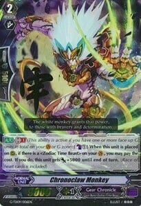 Chronoclaw Monkey Card Front