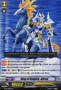 King of Knights, Alfred Card Front