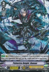 Pulverize Knight, Daman Card Front