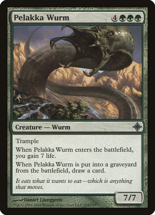 Wurm di Pelakka Card Front