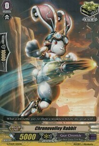 Chronovolley Rabbit Card Front