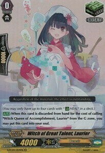 Witch of Great Talent, Laurier Card Front