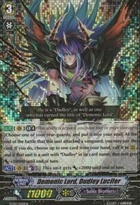 Demonic Lord, Dudley Lucifer Card Front