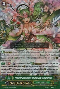 Flower Princess of Cherry, Kosterina Card Front