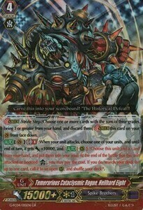 Temerarious Cataclysmic Rogue, Hellhard Eight Card Front