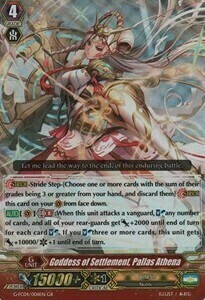 Goddess of Settlement, Pallas Athena Card Front