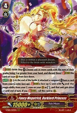 Fancy Megatrick, Darklord Princess [V Format] Card Front