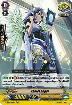Tablet Angel [V Format] Card Front