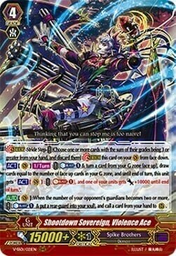 Shootdown Sovereign, Violence Ace [V Format] Card Front