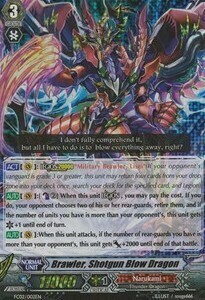 Brawler, Shotgun Blow Dragon [G Format] Card Front