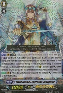 Twin Blade Liberator, Margaux Card Front