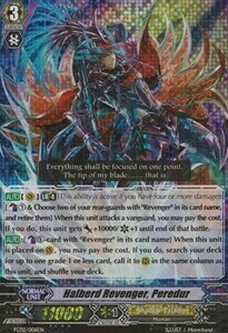 Peredur, Vendicatore dell'Alabarda Card Front