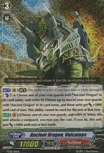 Ancient Dragon, Volcatops Card Front