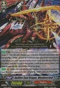 Weathercloth, Drago Sigillo del Fuoco Infernale Card Front