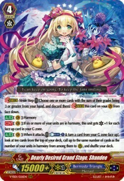 Dearly Desired Grand Stage, Shandee [V Format] Card Front