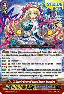 Dearly Desired Grand Stage, Shandee Card Front