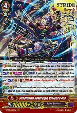 Shootdown Sovereign, Violence Ace [V Format] Card Front