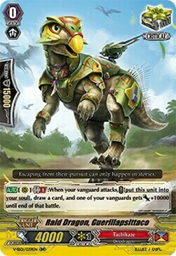 Raid Dragon, Guerrillapsittaco Card Front