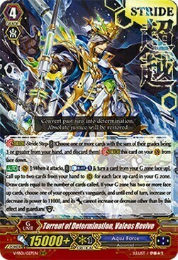 Torrent of Determination, Valeos Revive [V Format] Card Front
