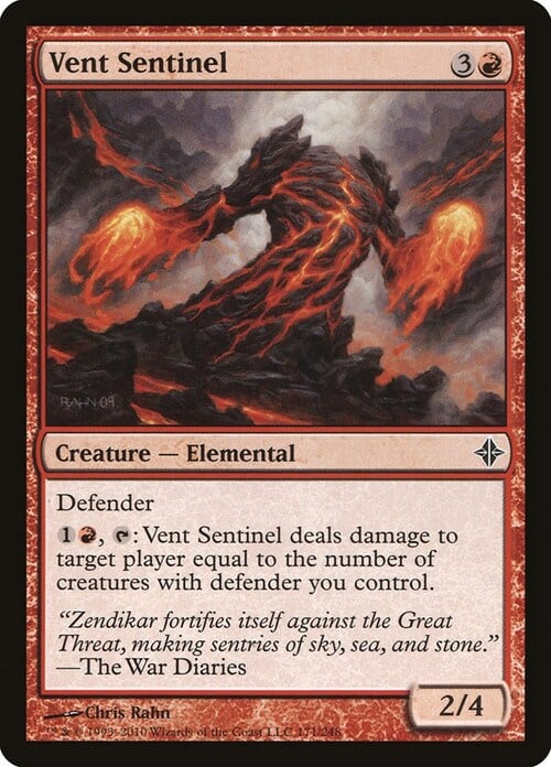 Vent Sentinel Card Front