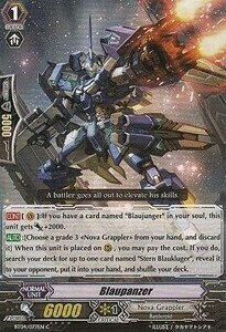 Blaupanzer Card Front