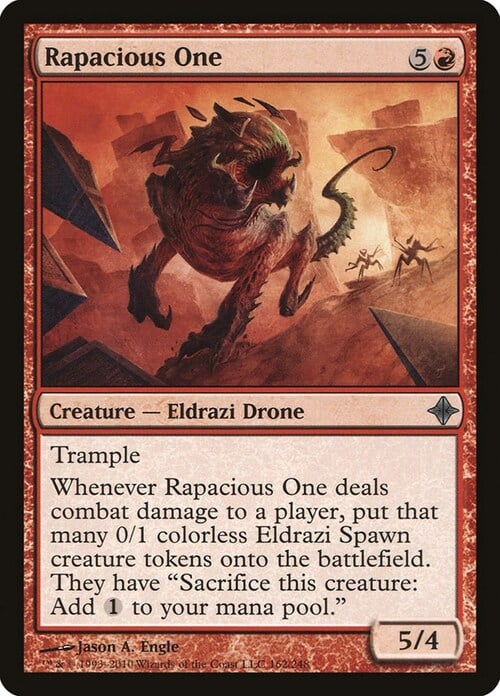 Rapacious One Card Front