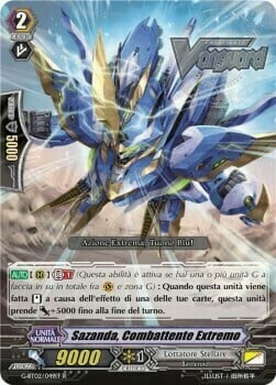 Extreme Battler, Sazanda Card Front