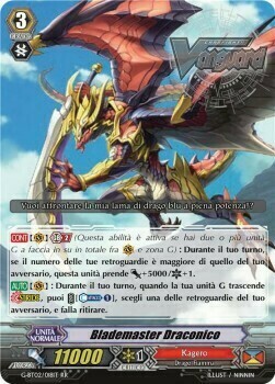 Blademaster Draconico Card Front
